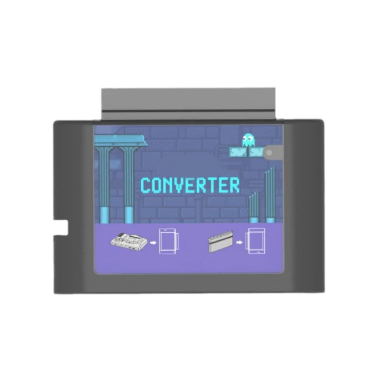 Game Video Cassette for Megedrive Game Burner Card MS to MD Game Card Converter