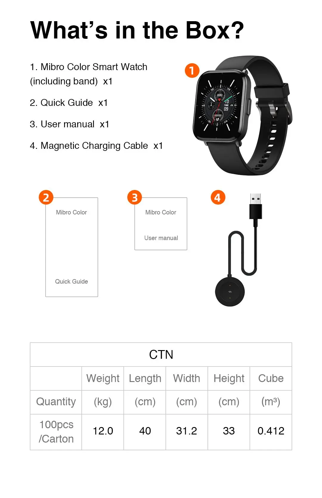 Xiaomi Mibro-reloj inteligente deportivo para hombre y mujer, pulsera con Monitor de oxígeno en sangre, resistente al agua hasta 5atm, varios idiomas, Color