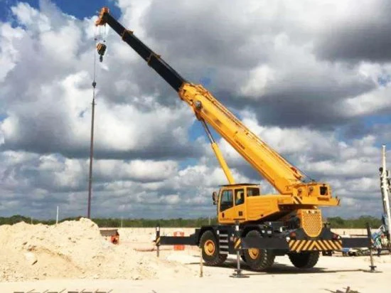 Lifting Machinery Used Rough Terrain Crane XCR120 Pre Owned Crane Truck