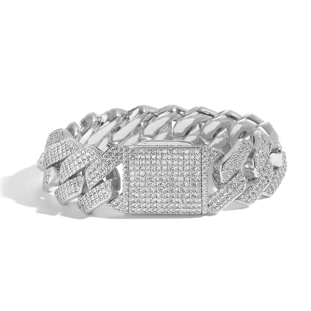 Iced Out Cuban Bracelets - High Quality Gold Plated Jewelry