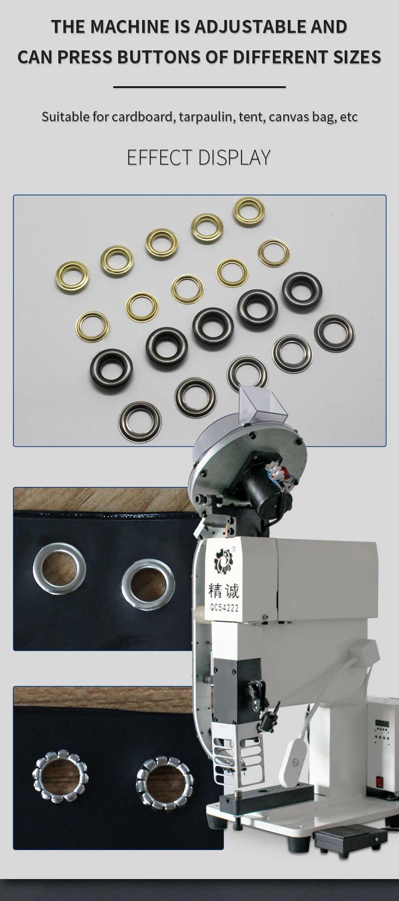5mm Eyelet Press - Efficient Punching Machine by Jingcheng