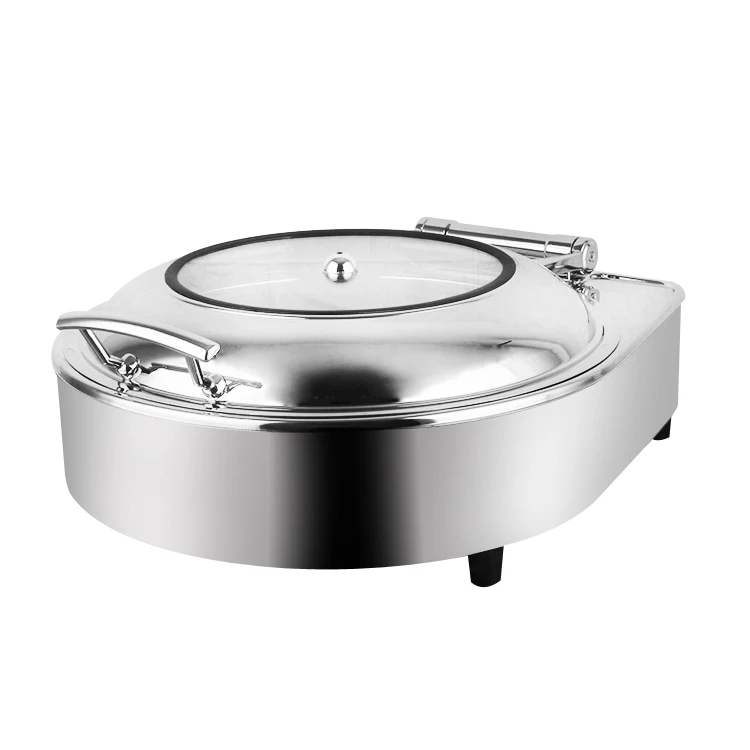 Economy Stainless Steel Buffet Display Chafing Dish Hotel Equipment Food Warmer Chafer Dish Buffet Set_5