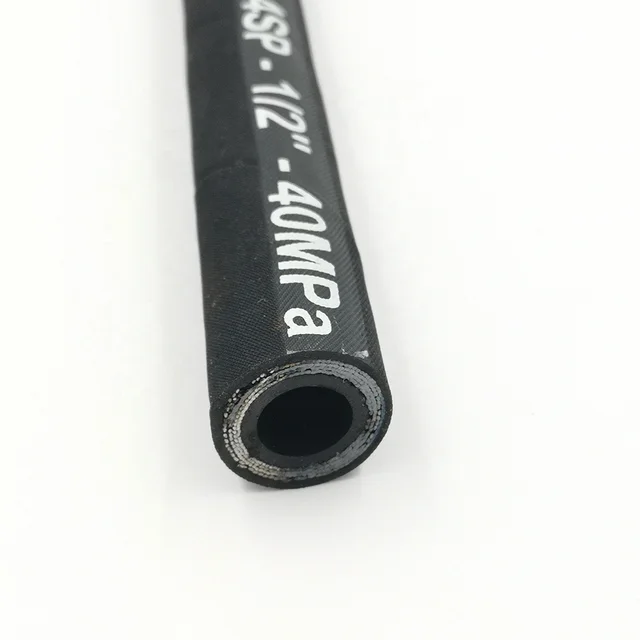 Factory Supply High Pressure Flexible Rubber Hose 4sp Hydraulic Hose