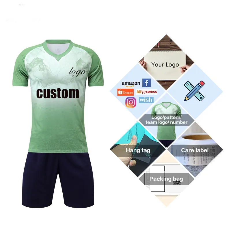 Maillot de Football de l'équipe chinoise, en Jersey, personnalisé, grand  Stock, de qualité supérieure