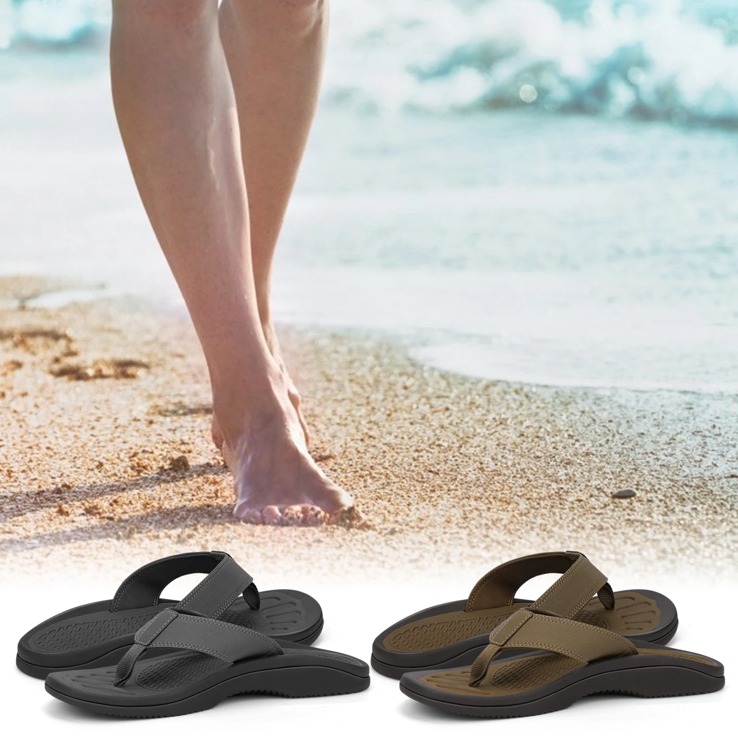 2021 Flip Flops Comfortable Arch Support Slippers Casual Summer Slipper