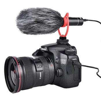 YELANGU MIC05 Stereo Aluminum Alloy Microphone, Super Cardioid Direction, Suitable for DSLR Camera / Mobile Phone / PC detail image