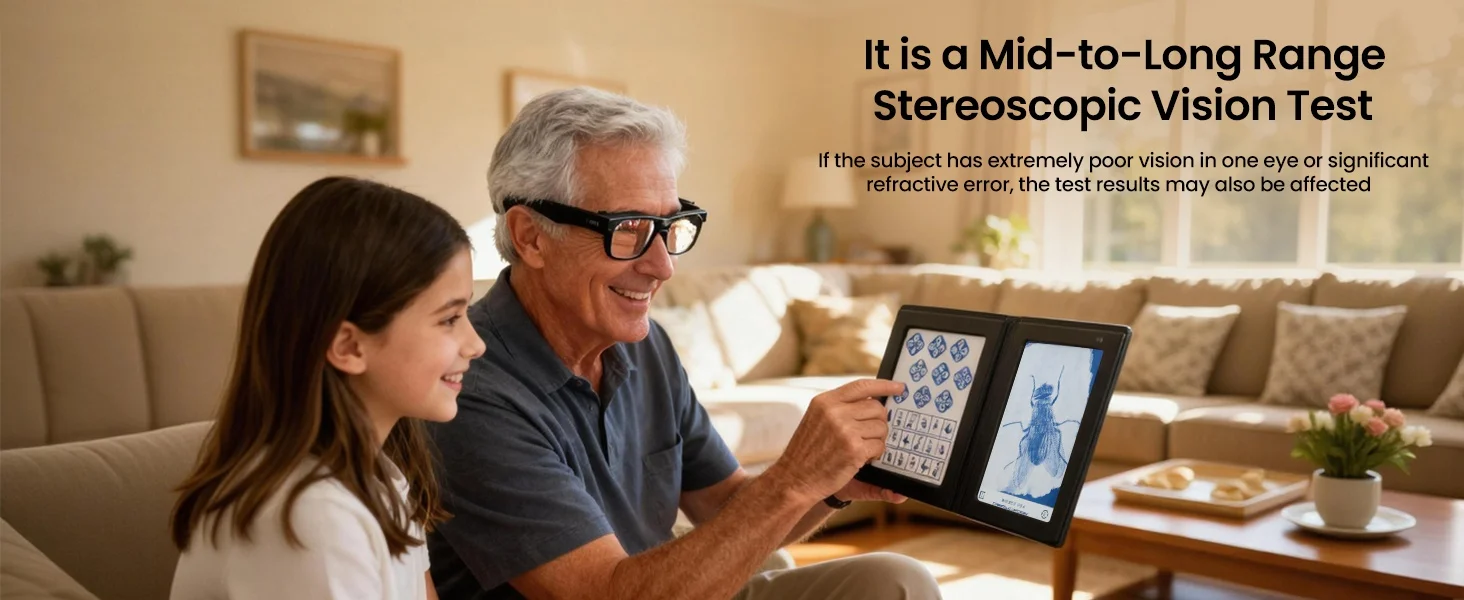 Fly Stereograph Test For Evaluation Of Gross Stereopsis And Fine Depth Perceptiont Charts For Eye Exams