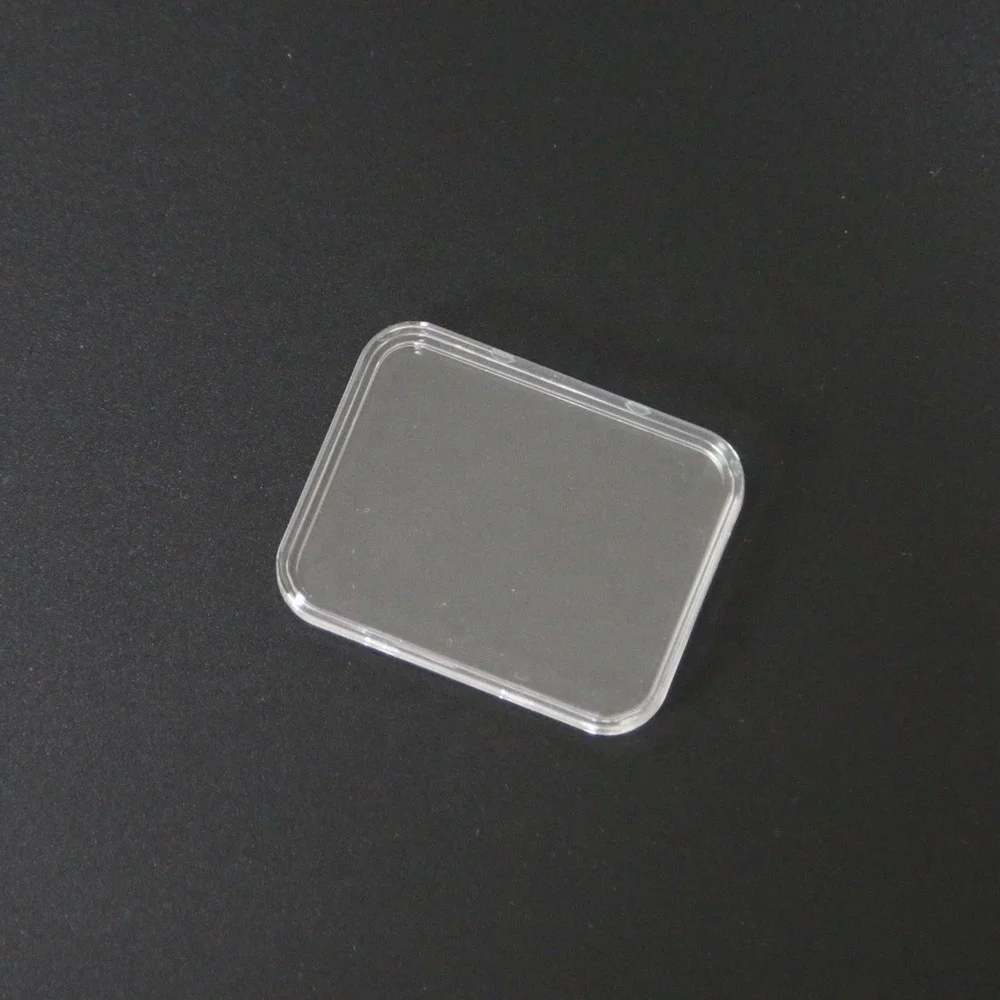 26mmアクリル製高品質透明コインカプセル 丸型クリアプラスチックコインカプセル コインディスプレイ