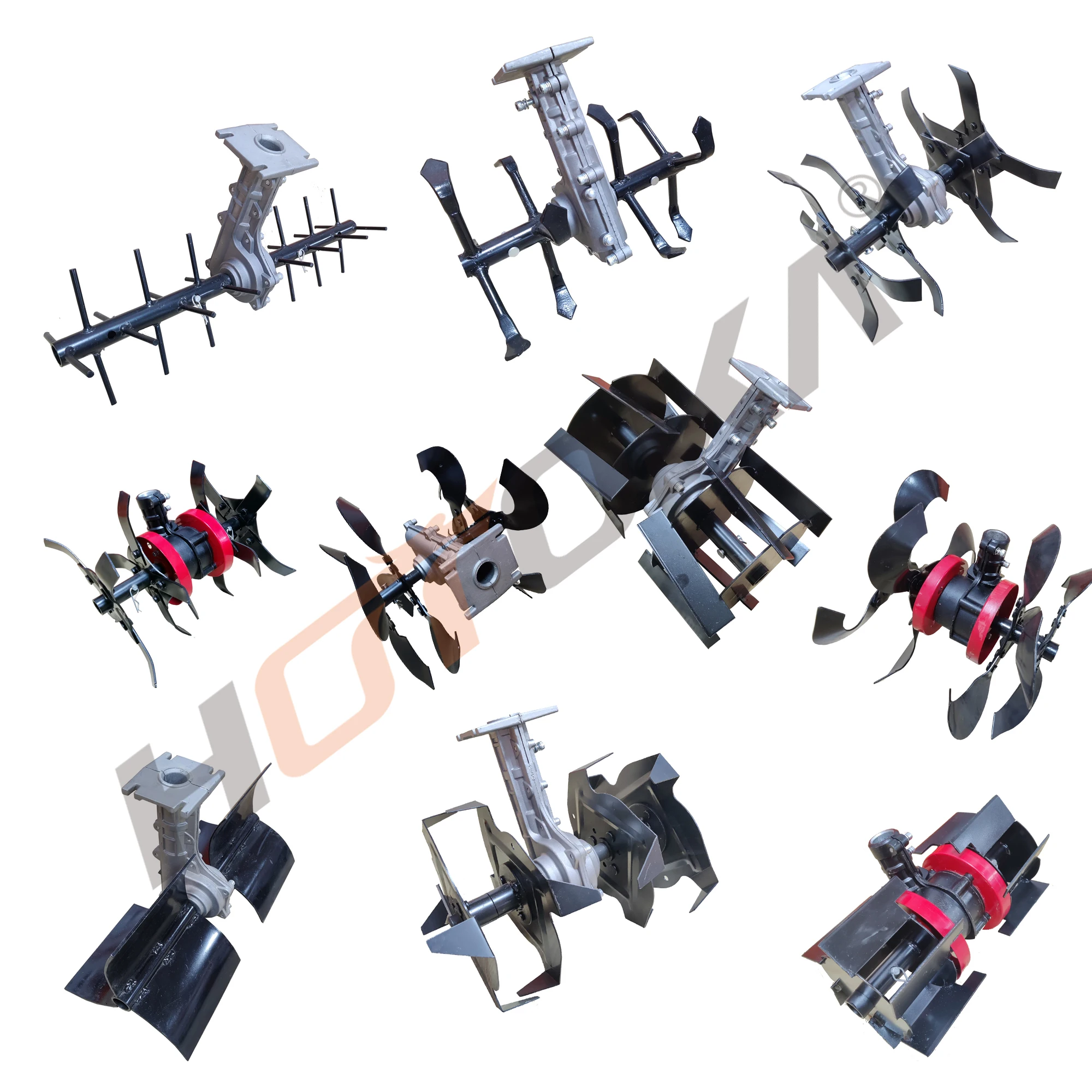 プロの除草機アクセサリー耕運機草刈り機アタッチメント回転機ヘッド 