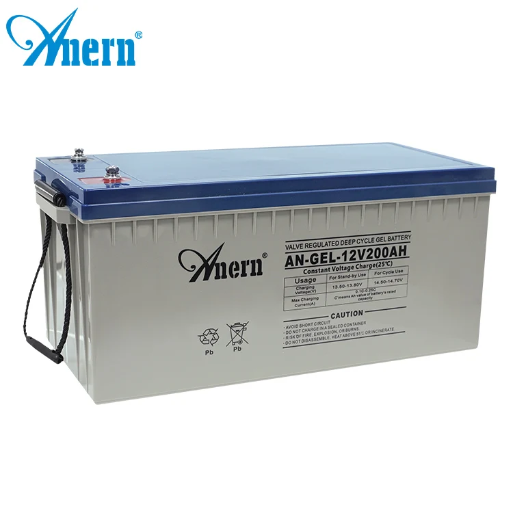 Anern hot 12v 200ah deep cycle battery