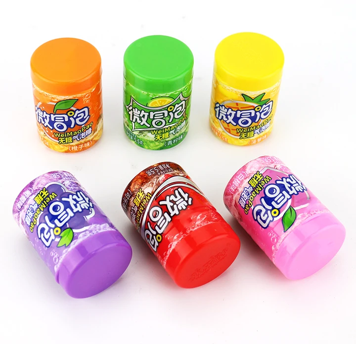 Effervescent candy