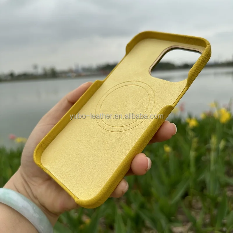 2023 New Product Epsom Leather Phone Case For Iphone 14 Pro Max Case