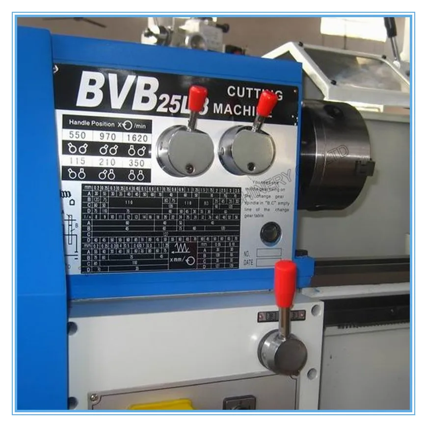 Small Metal Bench Lathe Machine BVB25L