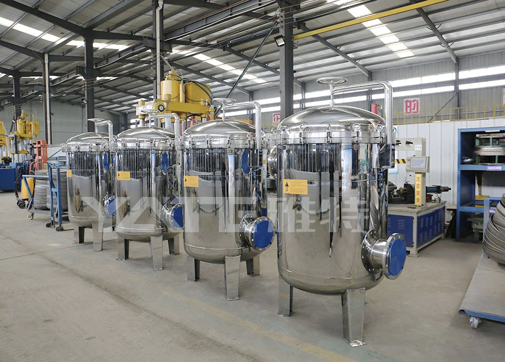 Industrial Stainless Steel 304 Bag Filter Housing for Liquid Solid Separation with 10 Bar Pressure and 0.5-200 μm Precision