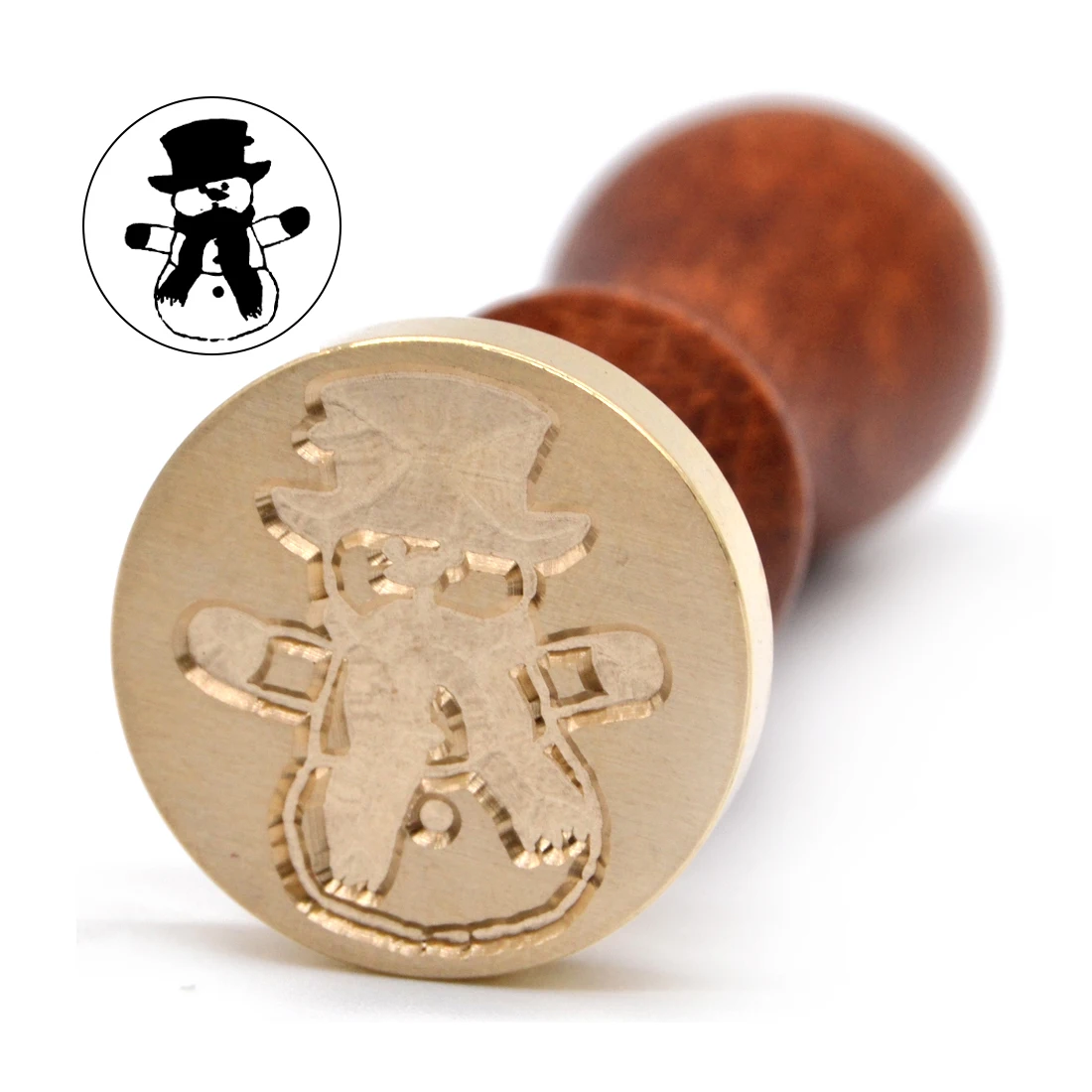 Korean Custom Logo Envelope Embossed Wax Seal Stamp