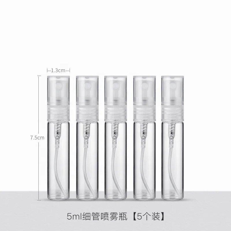 hot sale 10 ml 15ml Empty Refillable Fine Mist Mini Glassbottle  Aluminum Spray Atomizer Perfume Bottle