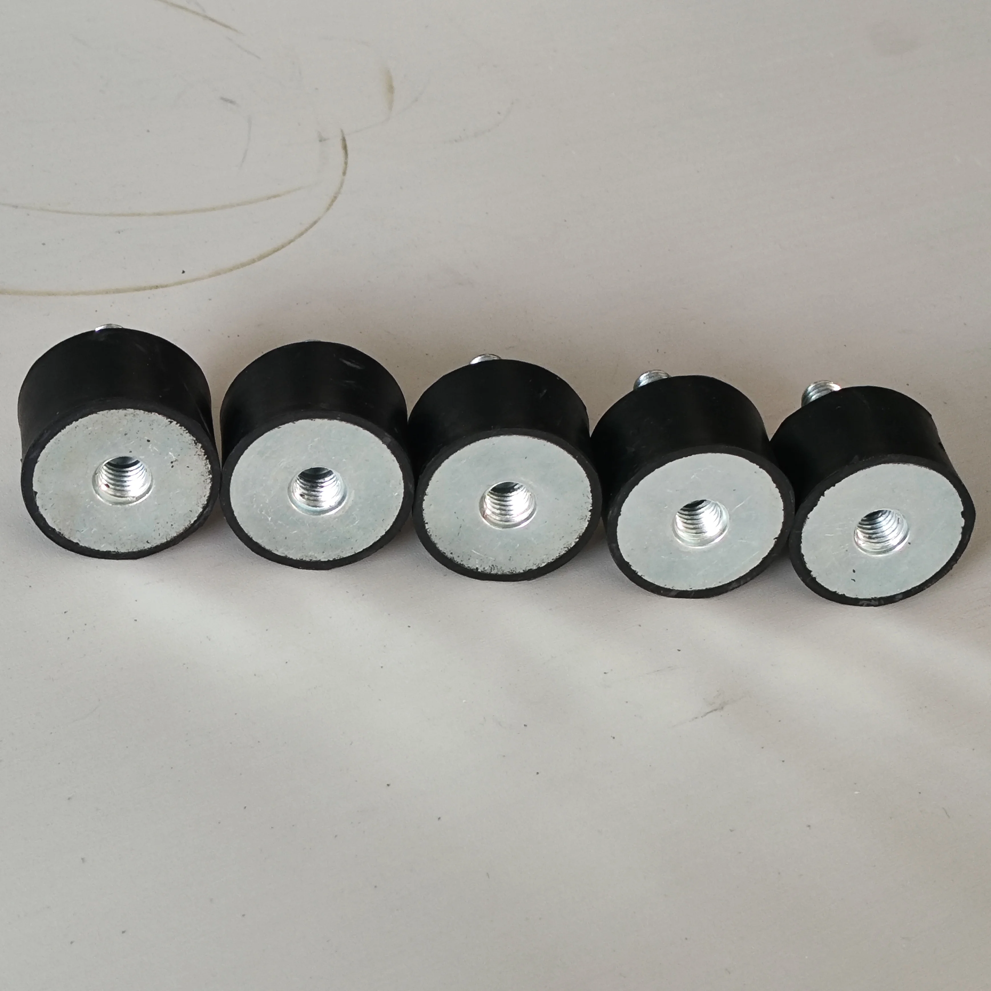 Cylindrical Stud Vibration Isolation Mounts Male Female Rubber Shock Absorber Bumper Isolator Damper