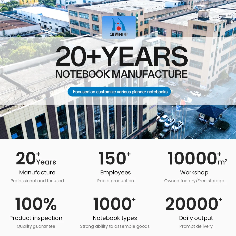 2025 Custom Large A3 A4 Concise Desk Pad PP Cover Family Planner Agenda Notebook for Note Taking and Gift Giving