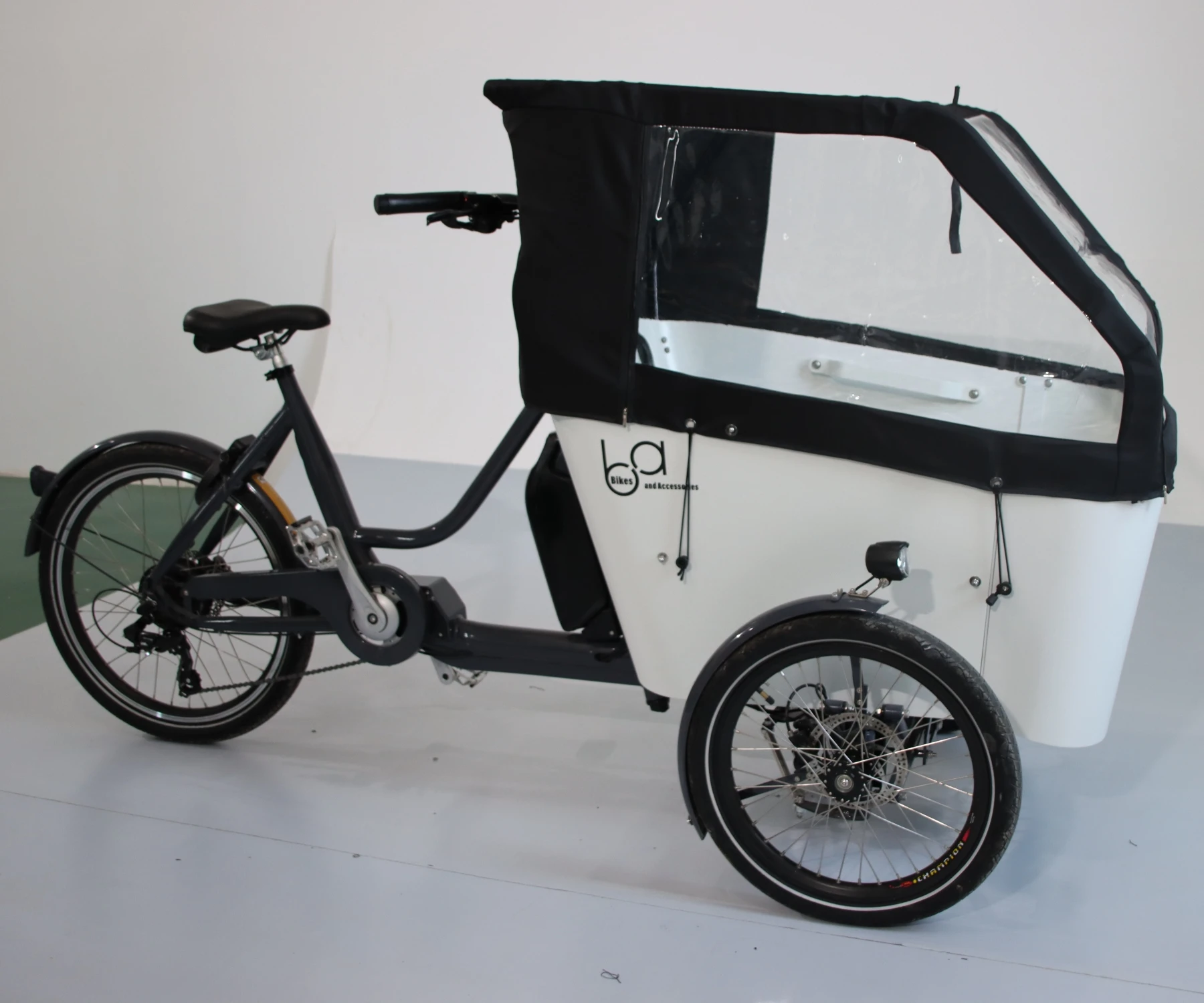 Swing Balance Electric Tilt System Version Cargo Bike 3 Three Wheels Tricycle Cargo Ebike Cargo Dog Ebike Electric Tricycles