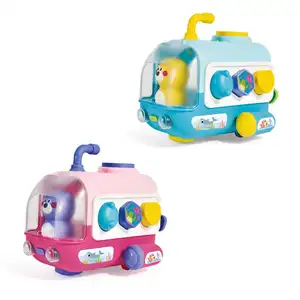 EPT Sensory Shape Recognition Early Educational Music Light Baby Cartoon Shape Block Matching Toys