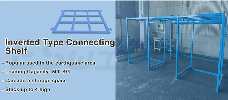 Warehouse Storage Stable Metal Steel Powder Coated Nestainer Rack ...