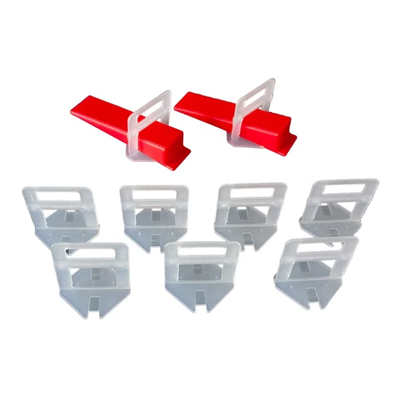 Hot sale high quality safty fast ceramic plastic cross wall tile Spacer leveling system clips spacers 1mm 1.5mm 2mm