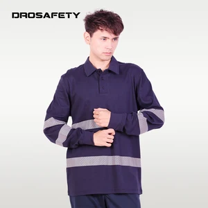 Logo NFPA 2112 100% Cotton Knitted Oil&gas Fr Clothing Fireproof Safety Clothing Work Sweatshirt