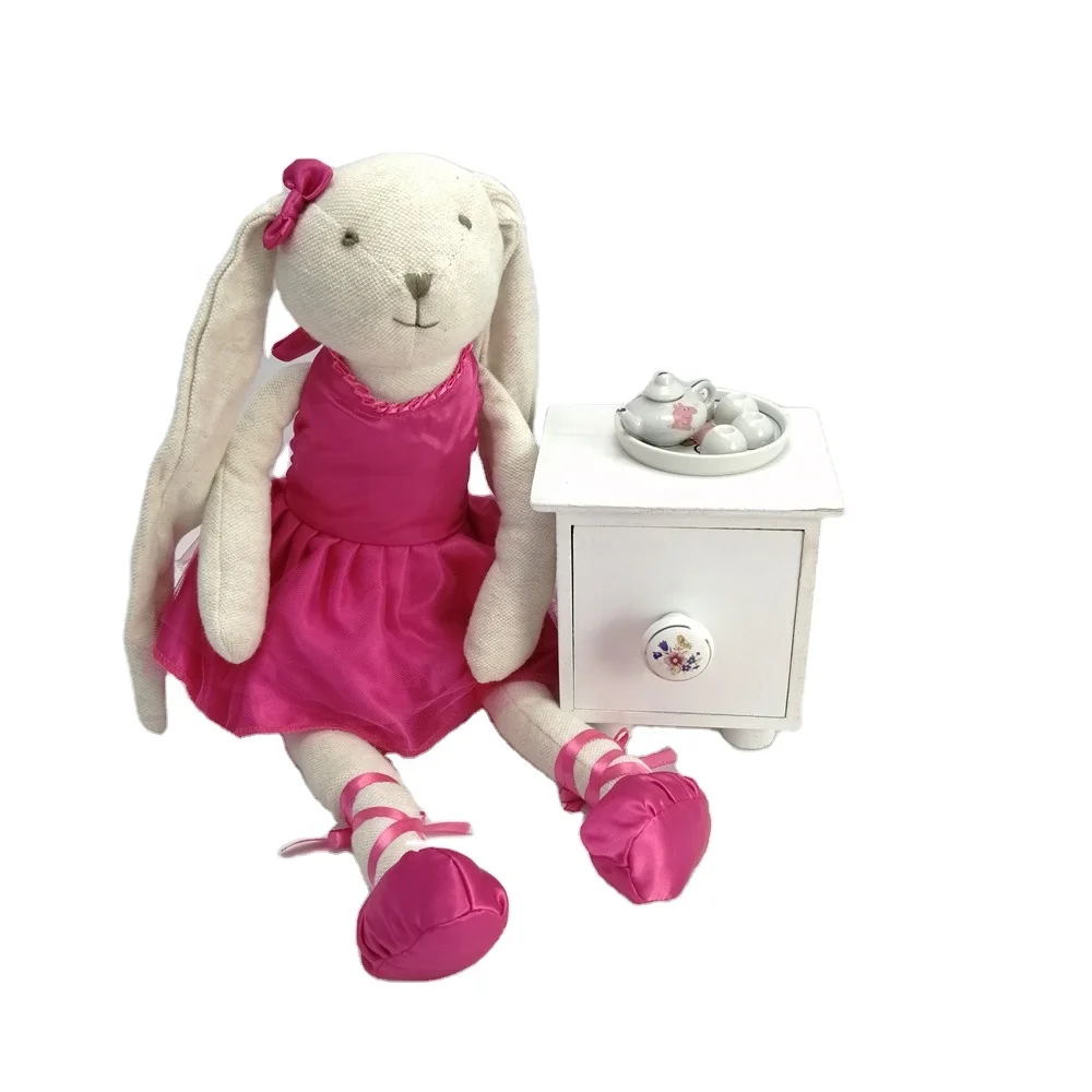 stuffed bunny with dress