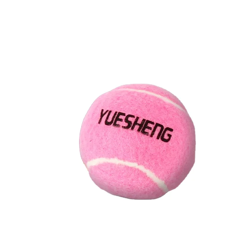12Pcs Pink Tennis Ball Training Sports High Bounce for Advanced Beginner with Mesh Bag Balls Also to Pet Dog Toys