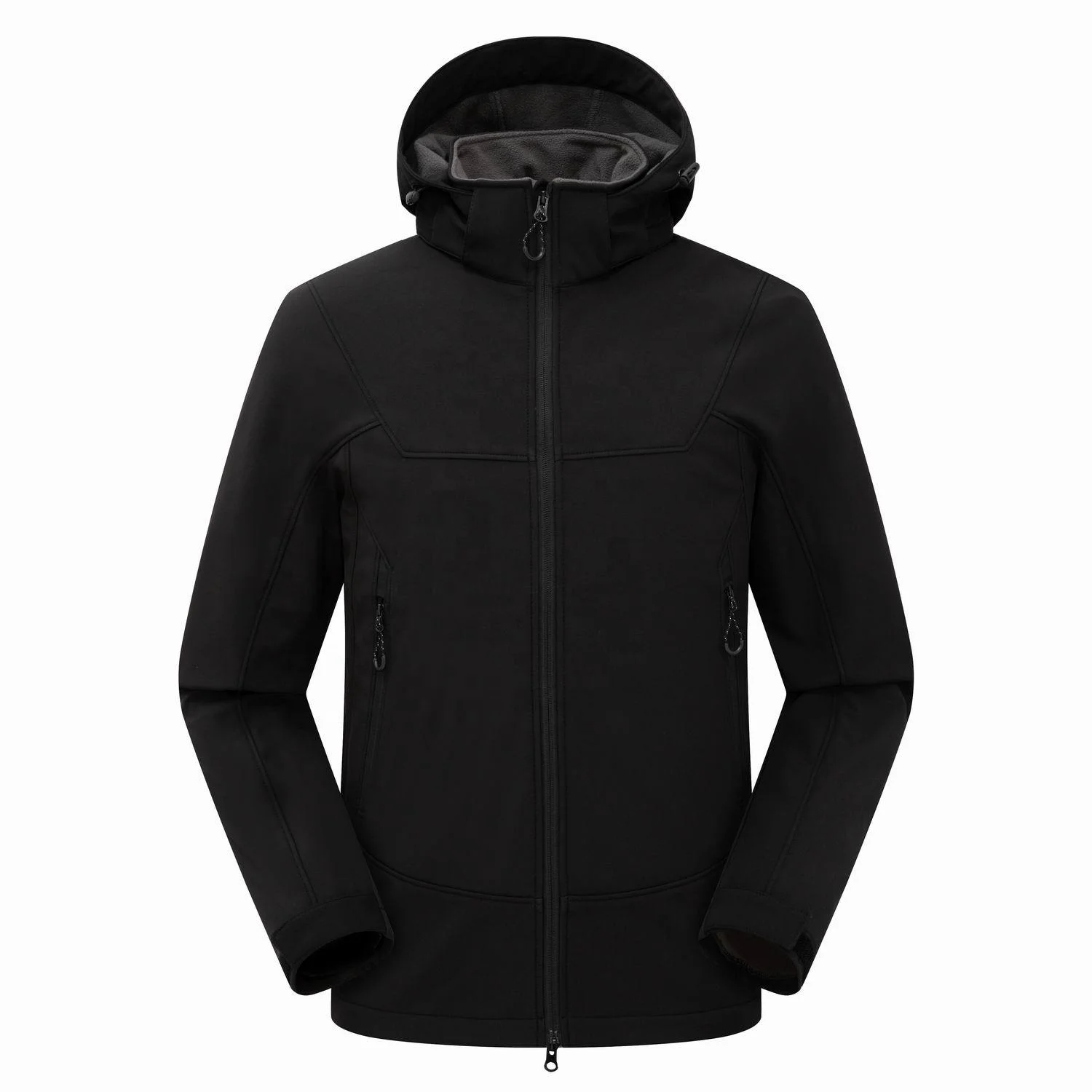 Custom Waterproof Softshell Men's Winter Work Jacket with Hood