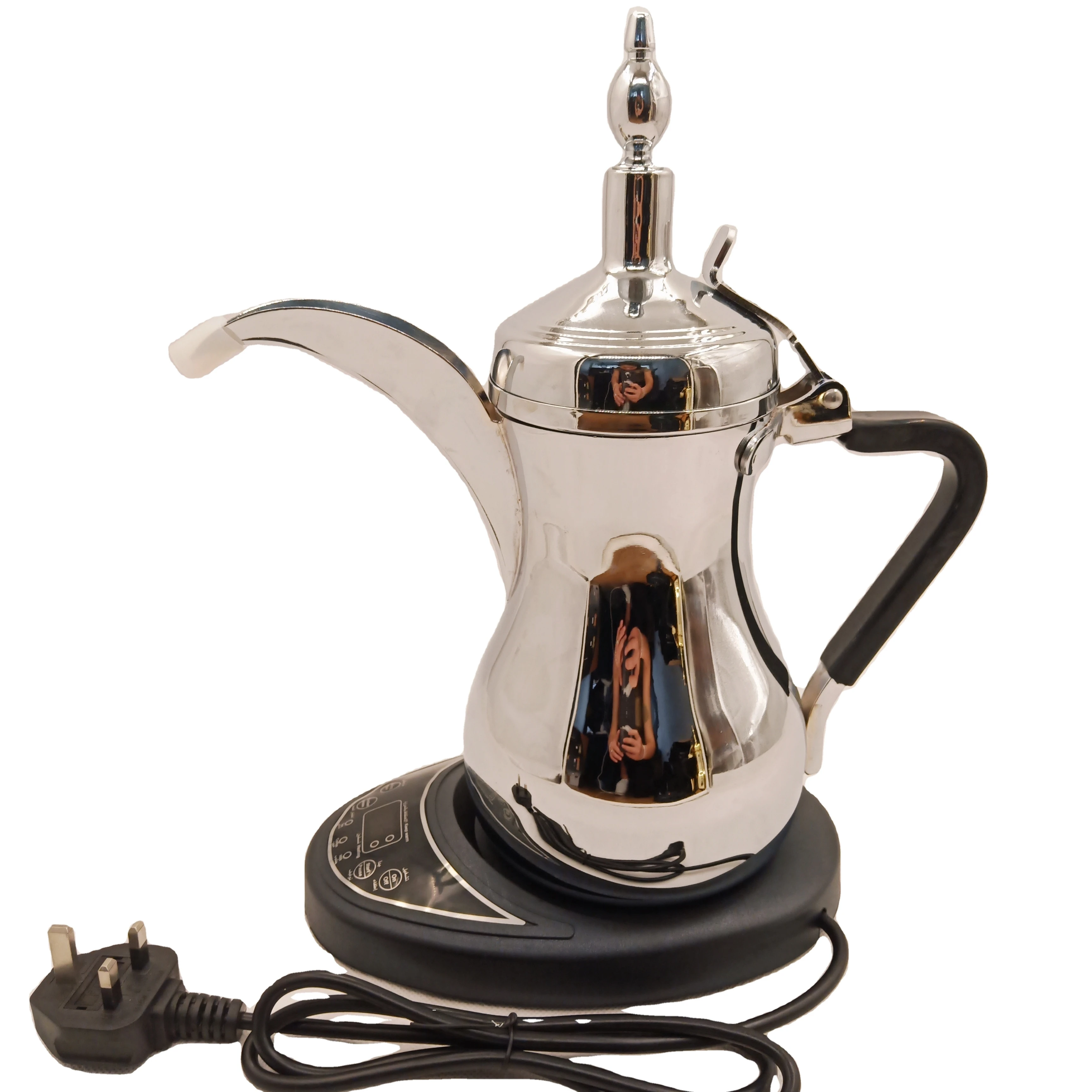 1L Arabic Style Stainless Steel Coffee Pot Middle Eastern Style