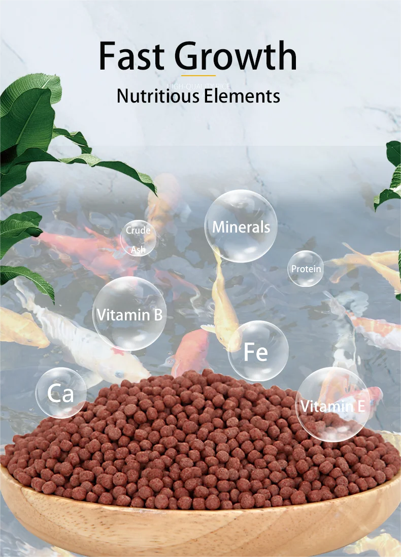 Multifunctional Fish Food Yee Factory Price Aquarium Fish Food High Protein Goldfish Koi