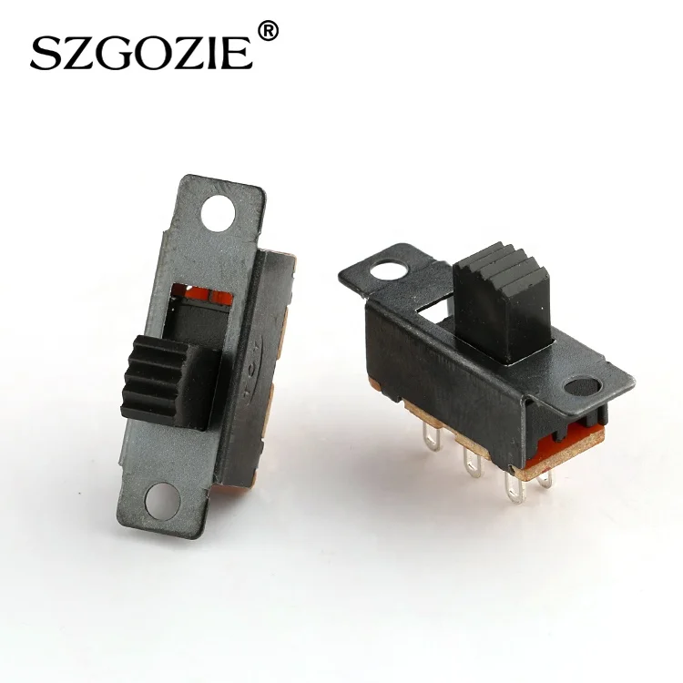 
Slide Switch SS22F32 DIP 180 degree two position 2p2t vertical slide switch 