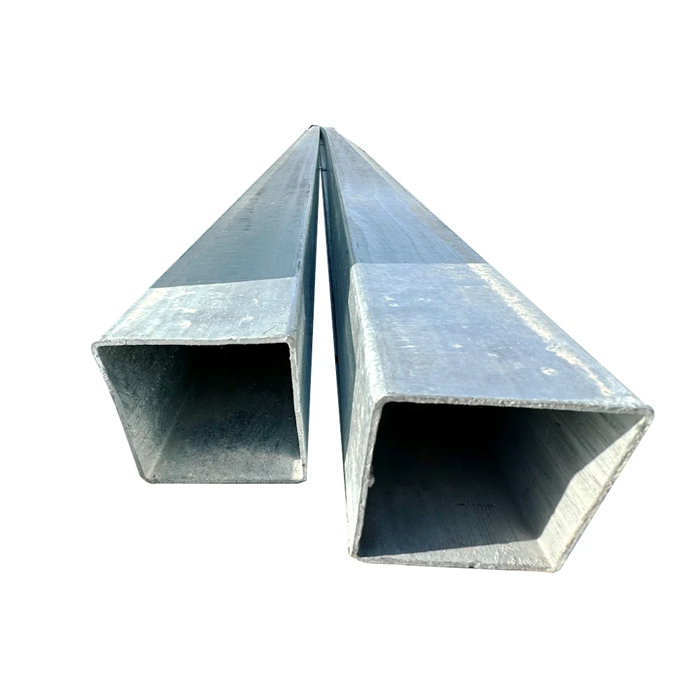 Z40-z600 Boru 55 İçi Boş 4x4 20mm 40x40x3mm Delinmiş 60x80 Yapısal 50mm 90mm galvanizli Dikdörtgen Boru