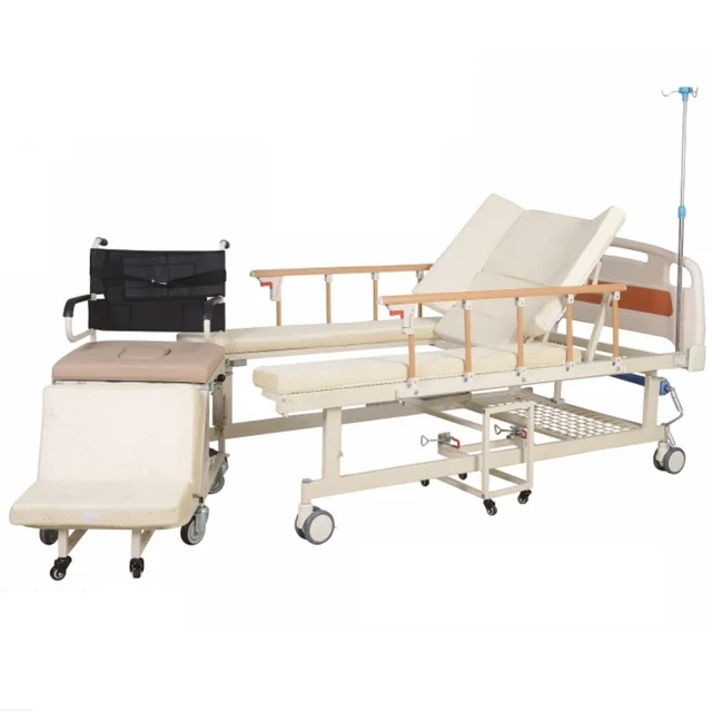 Multifunctional Wheelchair care bed Wheelchair Home Electric Nursing Bed Hospital Bed With Toilet For Elder