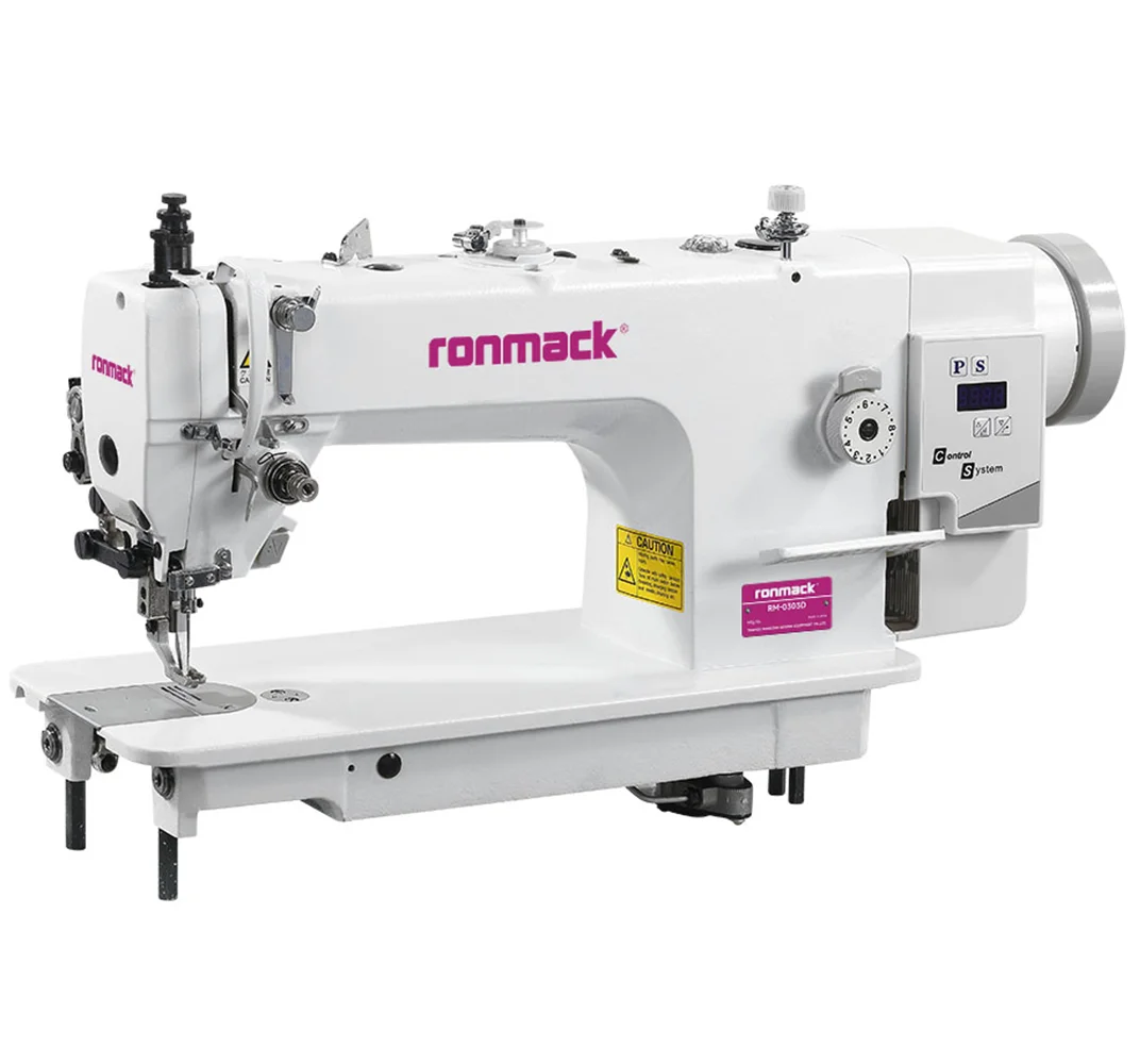 RONMACK RM-0303D с одним прямым приводом и встроенным управлением сверхмощная Верхняя нижняя швейная машина