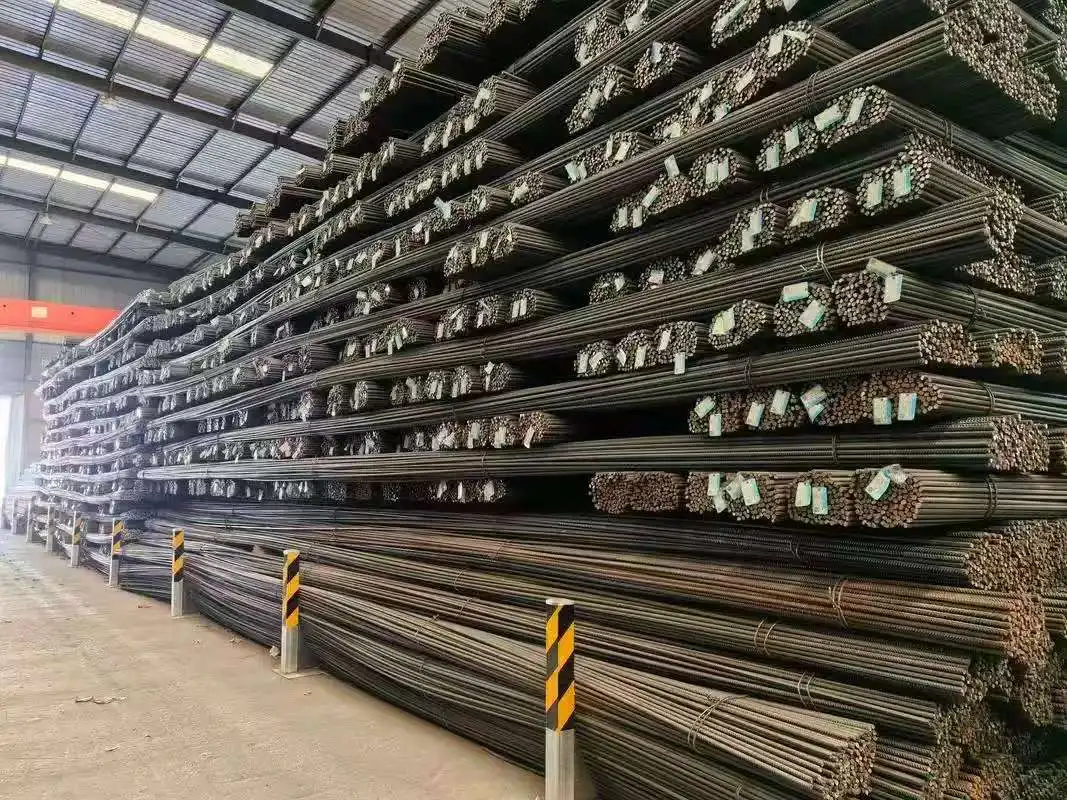 HRB400 Threaded Steel Rebars 8mm-40mm Durable Construction Material factory