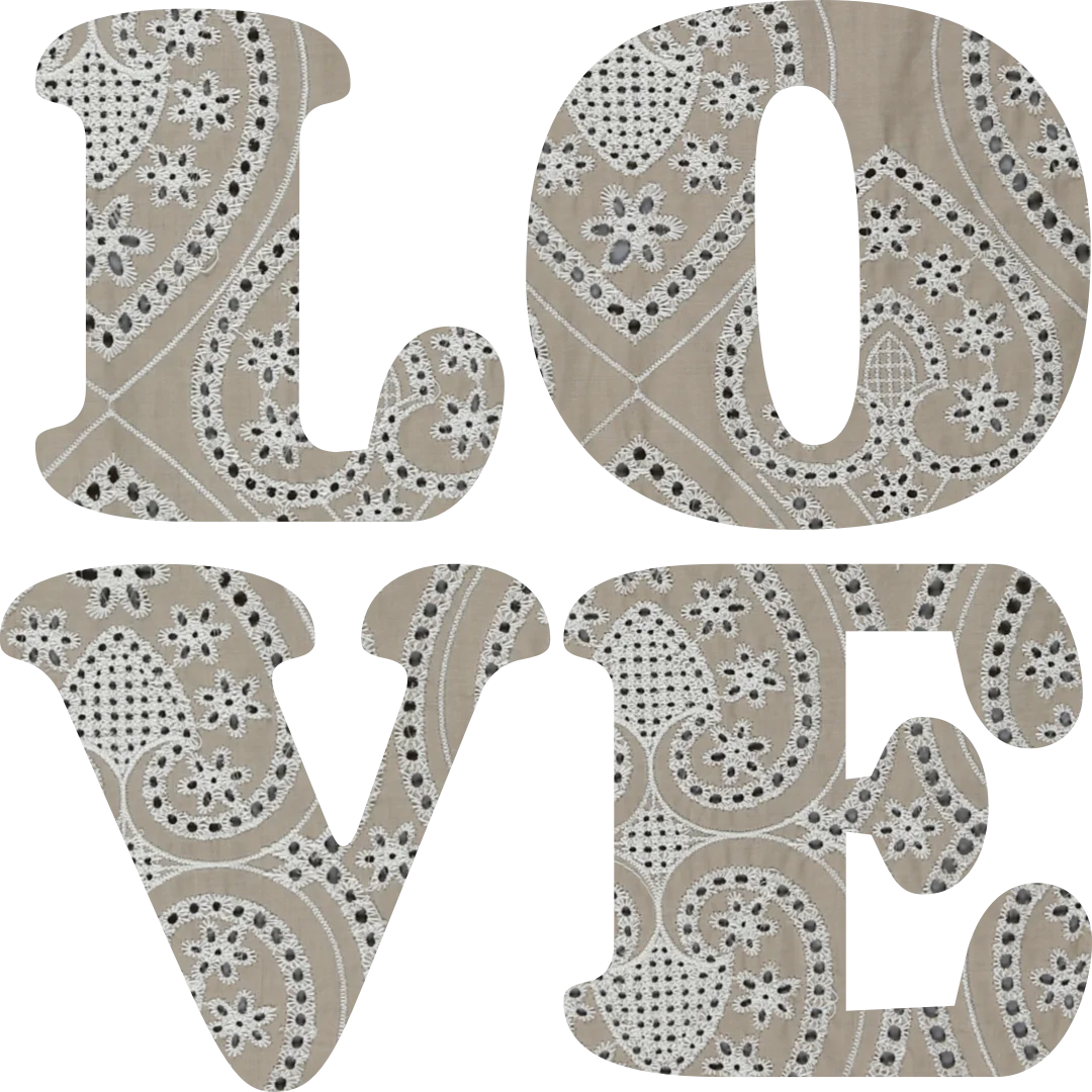 Textured Brown Cotton Fabric with Delicate Punch-Hole Embroidery Soft & Stylish for Women's Wear  Customized Embroidery Fabric