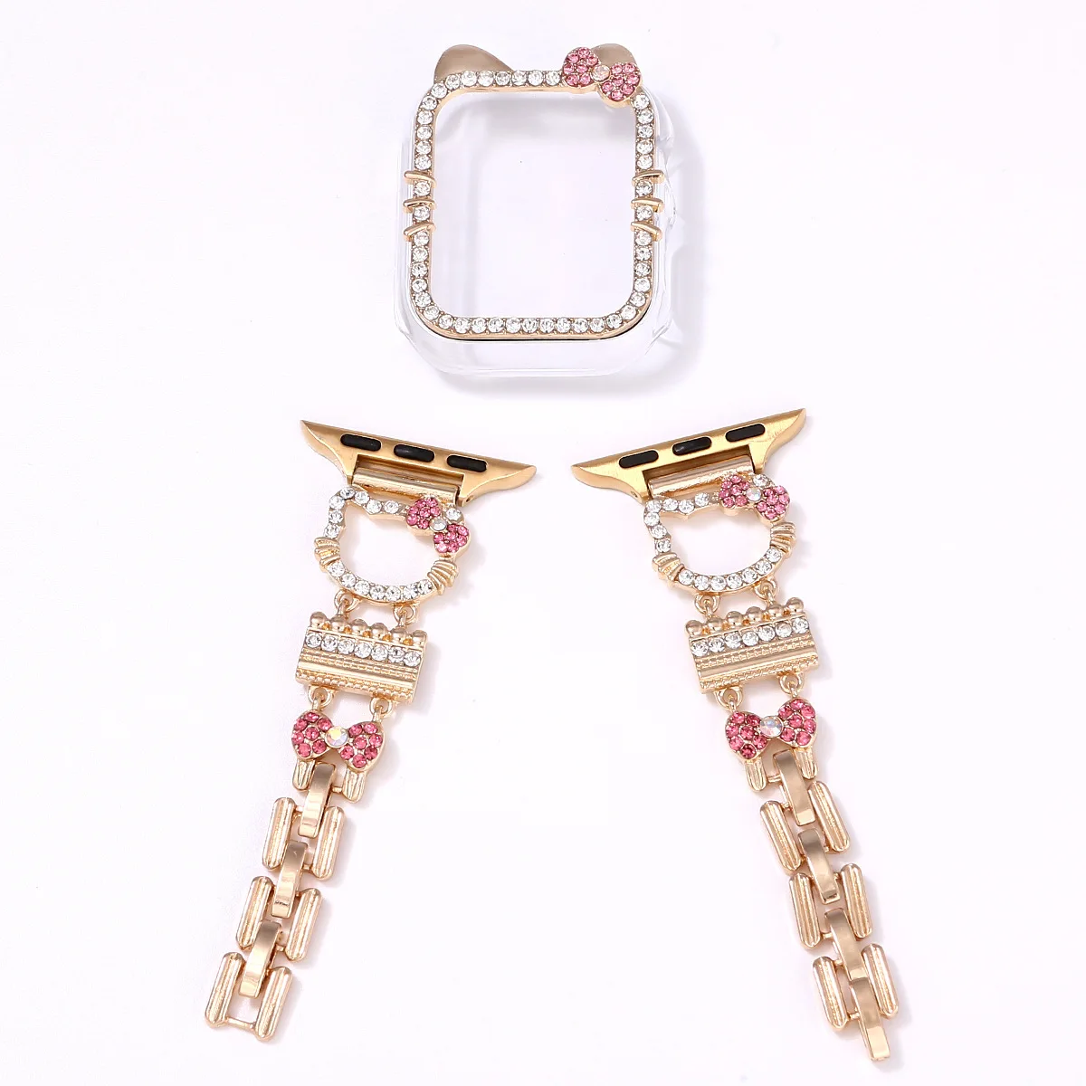 Watch Bumper Cover for Apple Watch 38mm 40mm 41mm 42mm 44mm 45mm Diamond Case