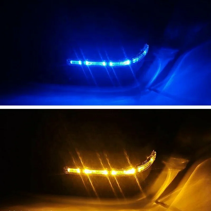 OVOVS Side Wing Mirror Cover Shell Car Rear View Mirror Cover with Turn Signal Light for Suzuki Jimny JB74 JB64
