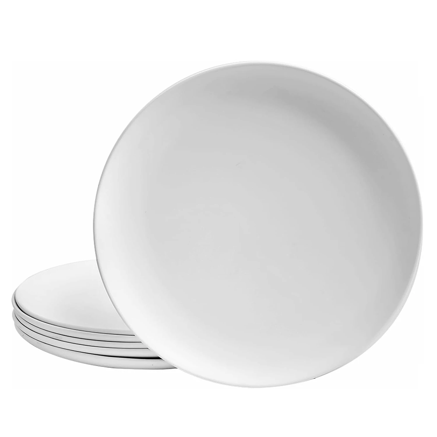Wholesale Hot Sale Matte White Melamine Plates Dishes Unbreakable