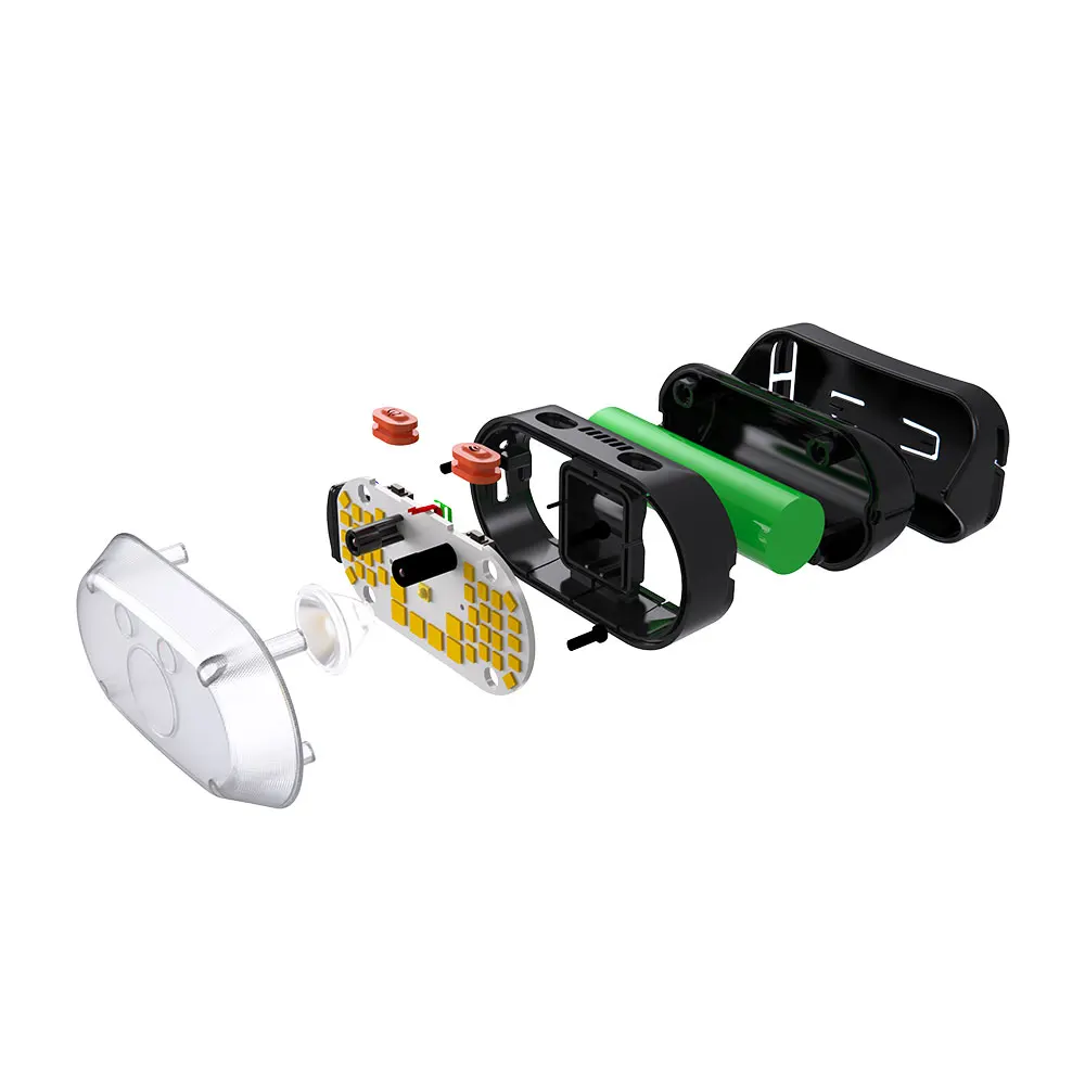 UYLED H6 Headlight Portable IPX5 Waterproof USB Rechargeable Head Lamp 6 Modes Night Fishing Motion Sensor LED Headlamp