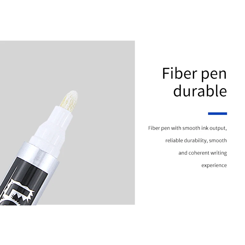 Waterproof Permanent Marker White Ink Dual-Side Writing