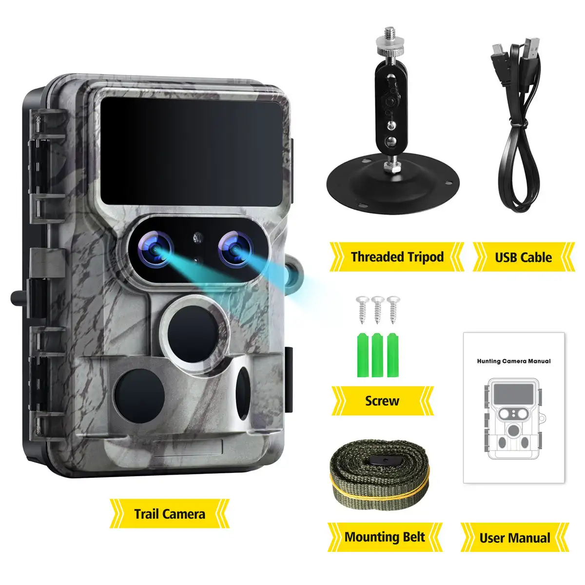Hunting Camera Toguard H200 Trail Camera TOGUARD Backup Camera Kit