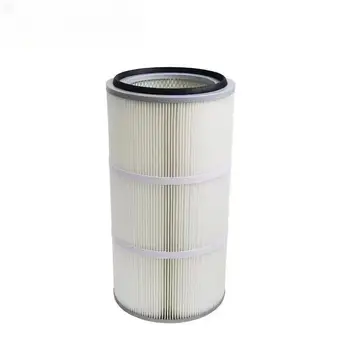 Factory Direct Sale Industrial Polyester Powder Pleated Dust Cartridge Filter Element