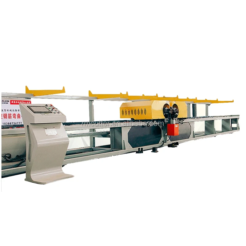 32mm reinforcing steel bar CNC rebar bender vertical double head used in construction road bridge stirrup rebar bending machine