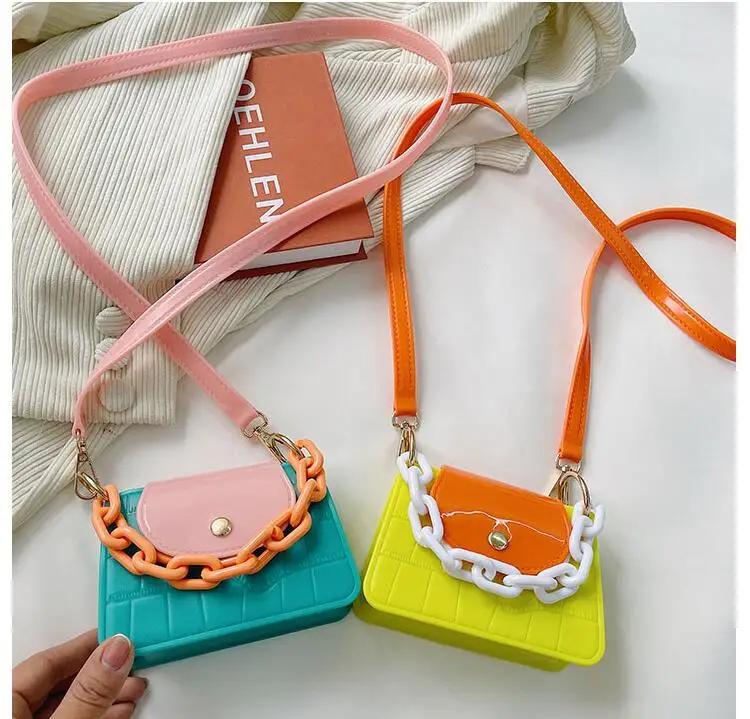 2021 Summer mini jelly bags women jelly pvc purse fashion designer handbags for women kids jelly purses