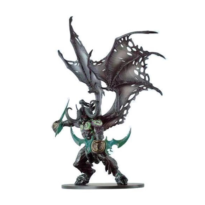 WOW Illidan Stormrage Demon Form Action Figure Toys Vinyl Figurine Doll Collection Model Gift