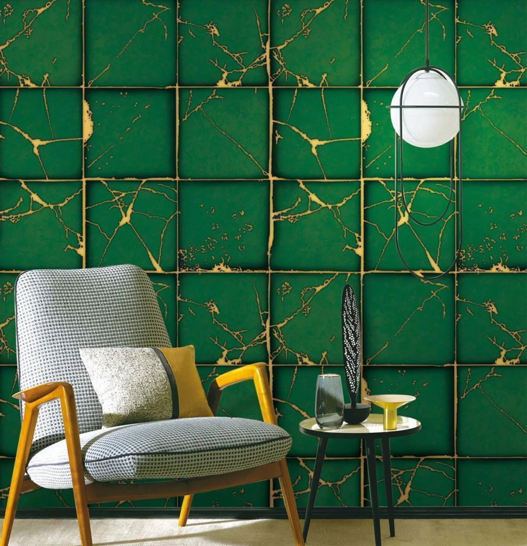 Metallic Wallpaper China Factory Supply 3d Wall Paper Rolls Interior