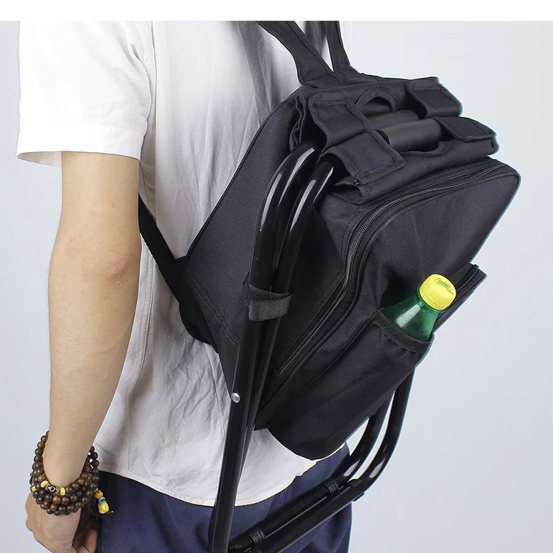 Новинка от производителя, портативная уличная складная сумка-холодильник, стул с сумкой для хранения, Карманный Рюкзак, стильное кресло для отдыха, пляжа, кемпинга, рыбалки